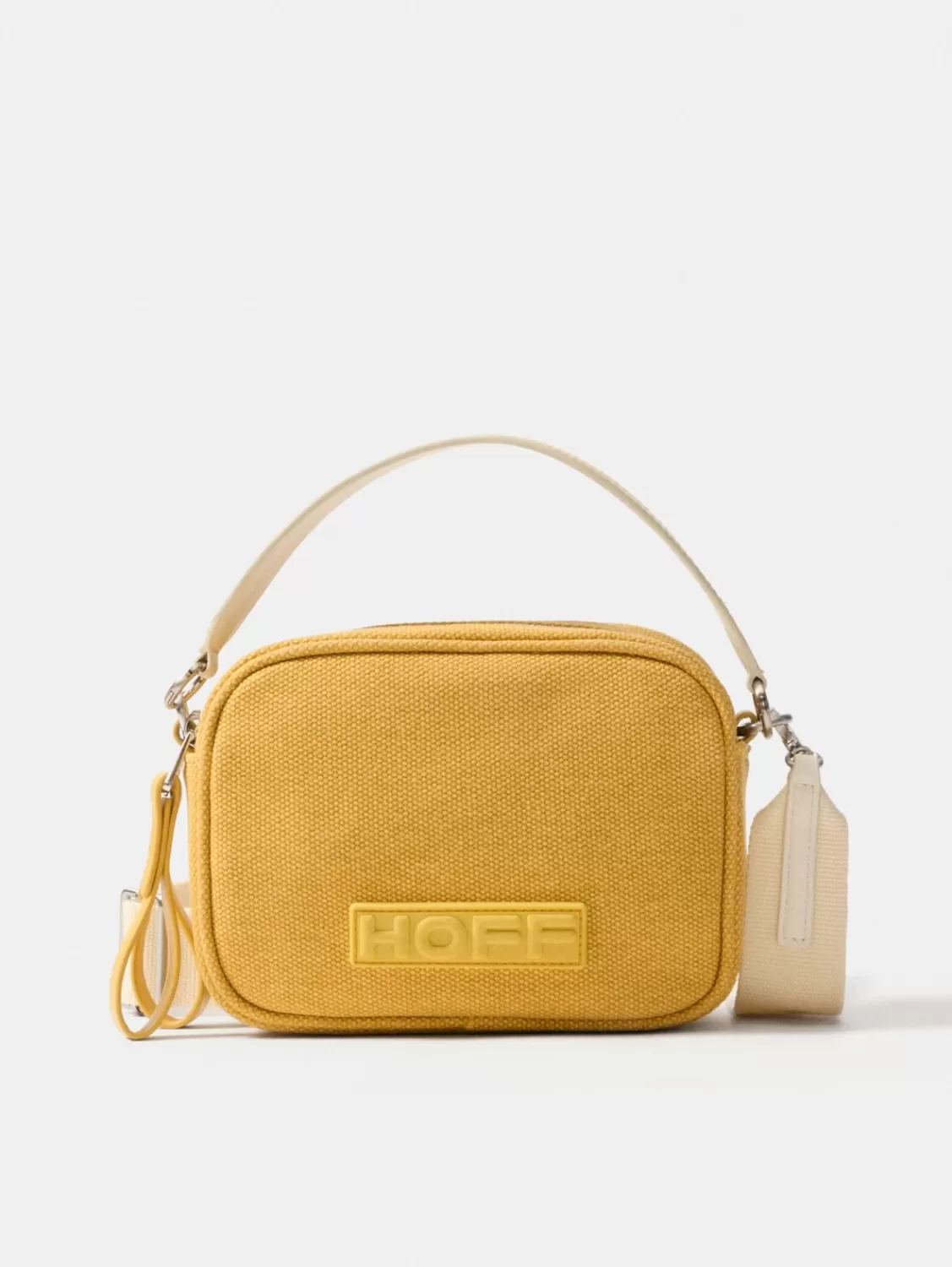 Mujer HOFF Bolso Bandolera Asa Doble Canvas Cannes Amarillo